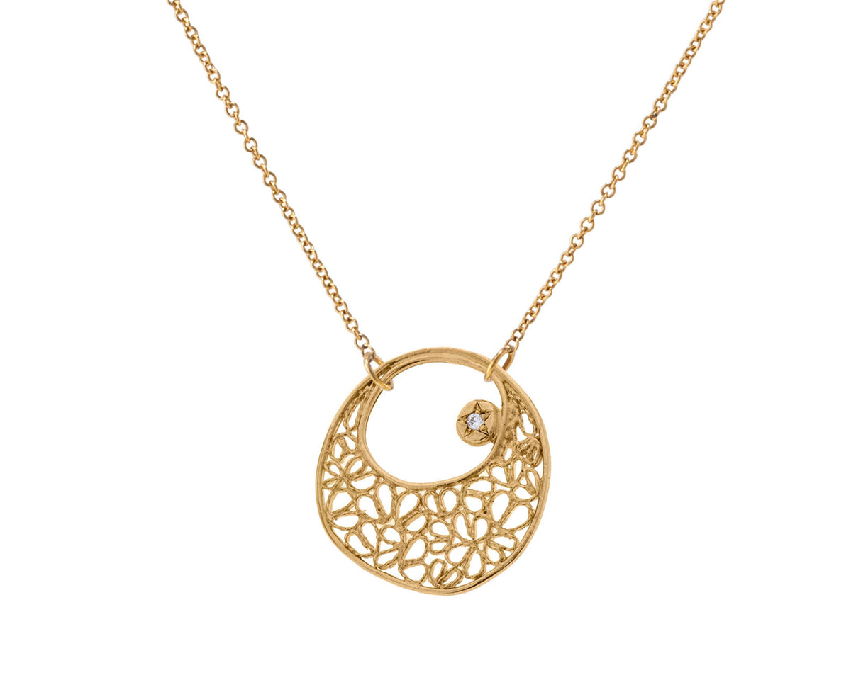 Moon Illusion Necklace in Harvest – Wisdom River Designs